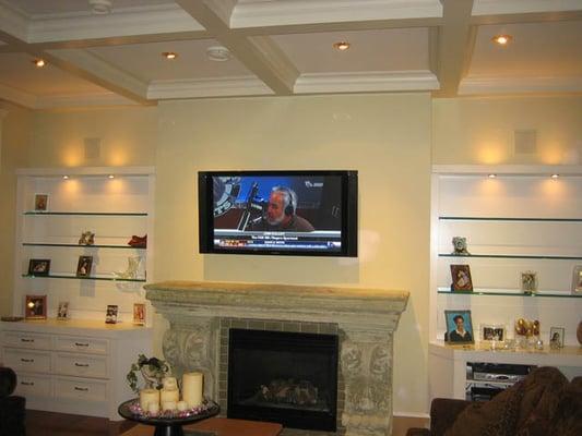 TV Mounted over Fireplace