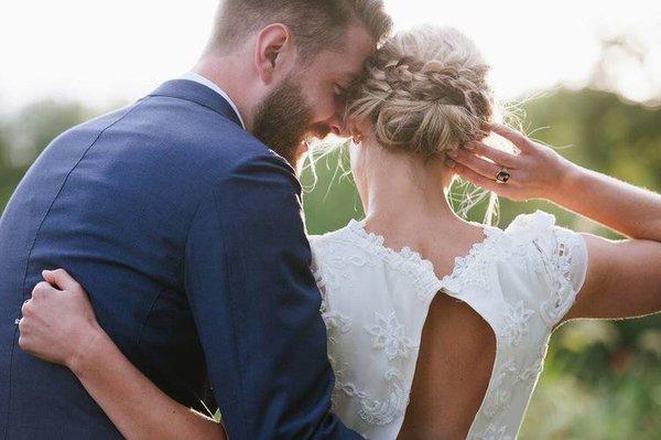 On-location bridal hair