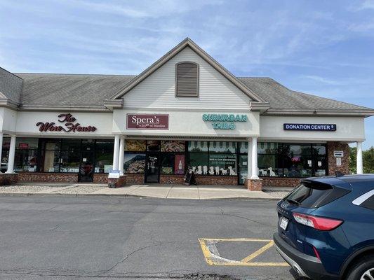 Front of the market in Manlius, right next to circle K