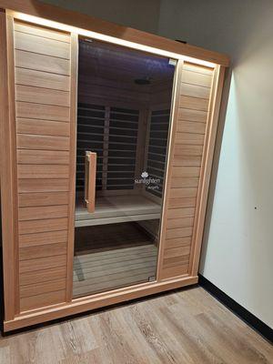 Infrared sauna!