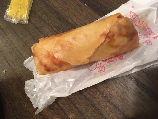 Free spring roll when ordering over $15