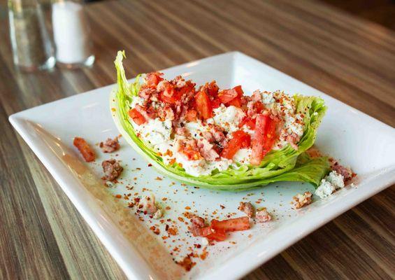 Wedge Salad with homemade ranch