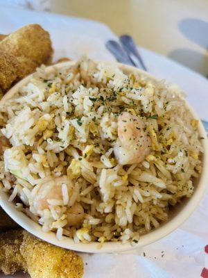 Side of shrimp fried rice