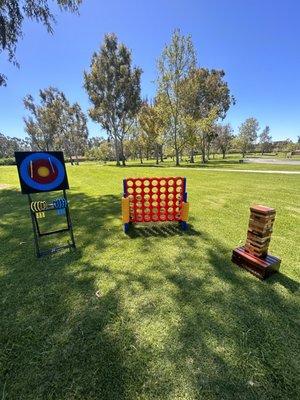 Giant Yard Games! Make any party more fun with Giant games for all ages!