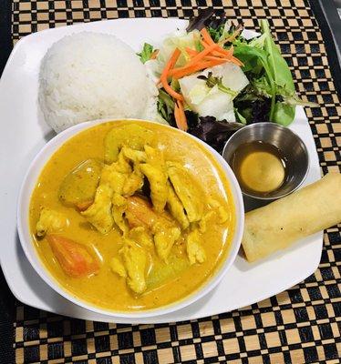 Lunch special L9. Yellow Curry Lunch Special