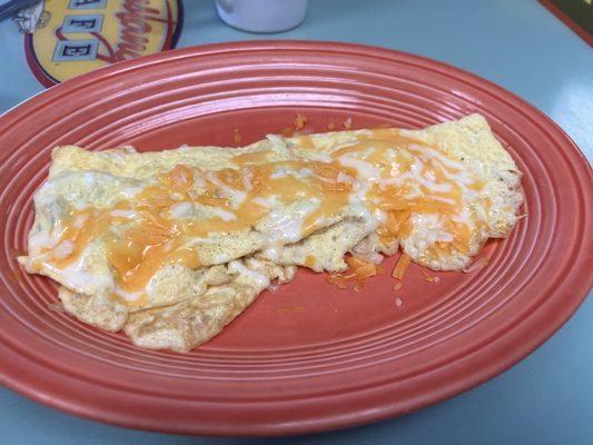 Chorizo omelet