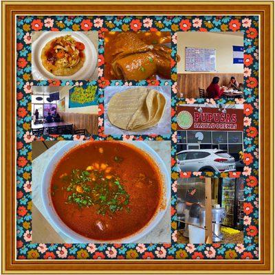 Montage of images from Pupusas Salvadorenas