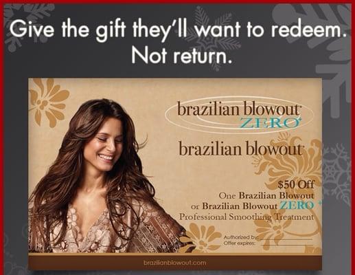 We offer Brazilian blow out