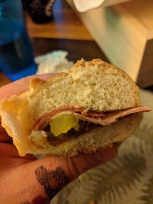 Large portion of Italian sub