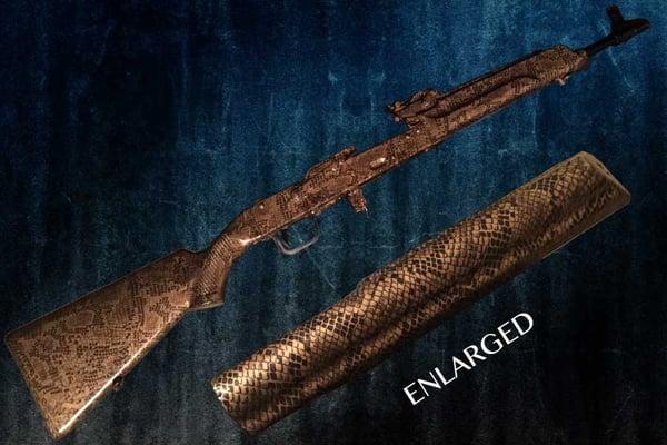 Customized AK47 Hydro Dipped in Snakeskin