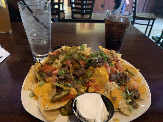 Steak nachos