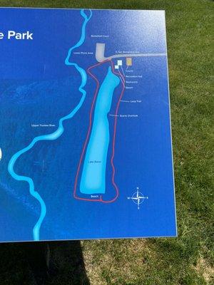 Lake map