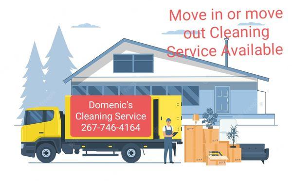 We offer Move in or Move out cleaning
Call 267-746-4164 or
cigar813@gmail.com
https://domenics-cleaning-service.business.site/