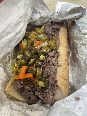 Italian beef wet with gardenia!