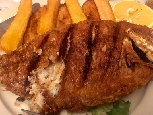 Fried Red Snapper