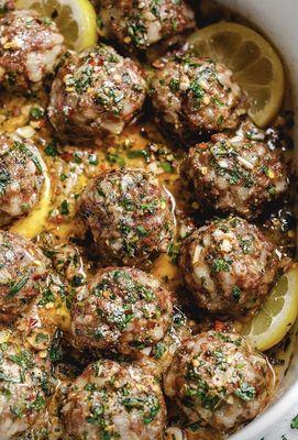 Amazing sausage meatballs