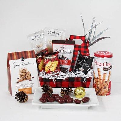 Cookies and Cocoa Holiday gift basket