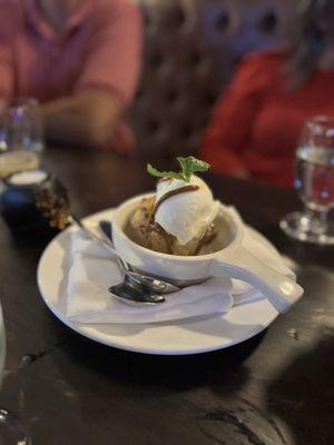 Guava bread pudding