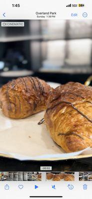 Chocolate Pastries serve fresh