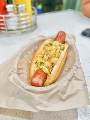 Special: PUKA DOG (VIENNA ALL BEEF NATURAL CASING HOT DOG, PINEAPPLE RELISH, MANGO MUSTARD, POTATO ROLL)