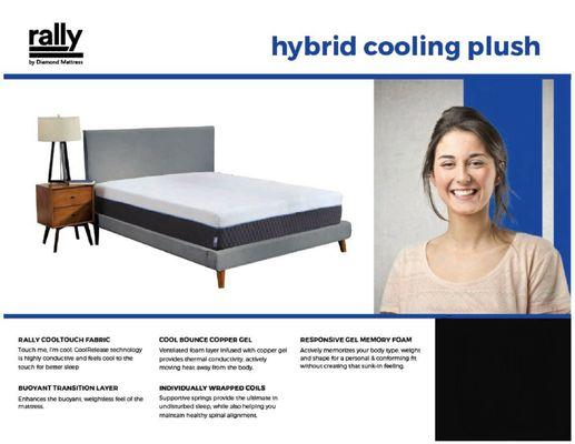 Rally Mattress Hybrid Cooling Plush