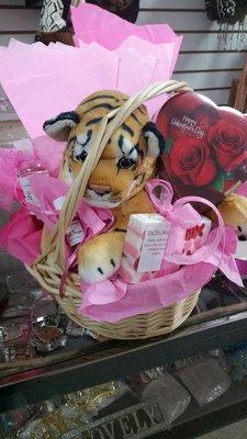 I'm purrrrfect in pink, too!!  Make her happy with one of these baskets personal touch creations from Sensuous Satiables!