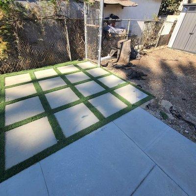 Yard renovation