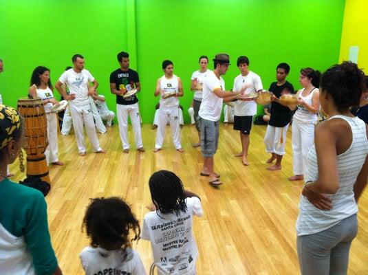 Pandeiro class with Marcel Menard