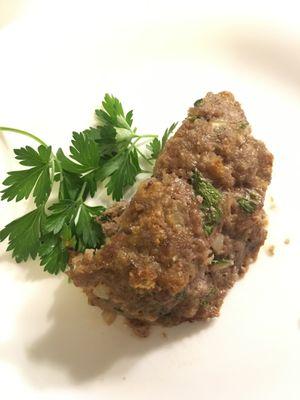 Moroccan Meatloaf using the Ground Lamb - delicious!