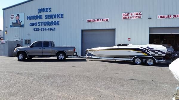 Proud customer of Jake's Marine Service!