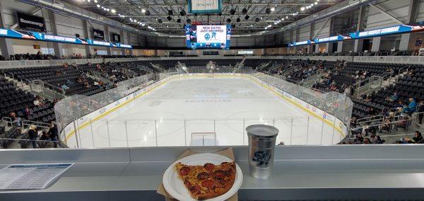 Sharks Prospect Scrimmage.. Best Seat in the House.