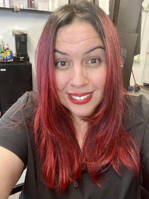 My new style and color RED.