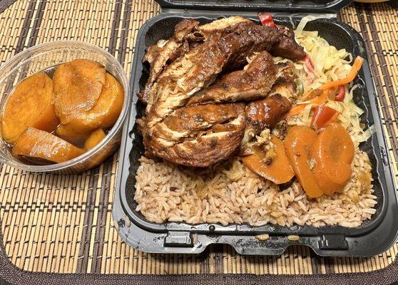 White Meat Jerk Chicken Meal