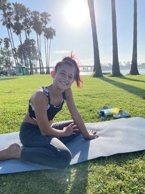 Yoga at the bay