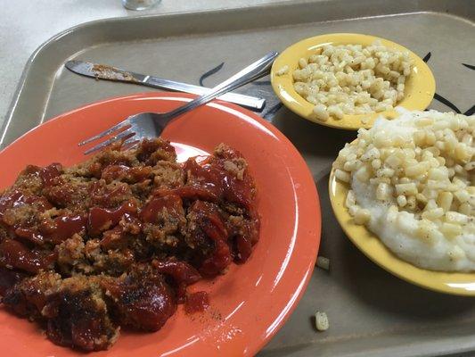 Meatloaf Forks Cafetria Wake Forest