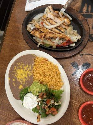 Chicken fajitas