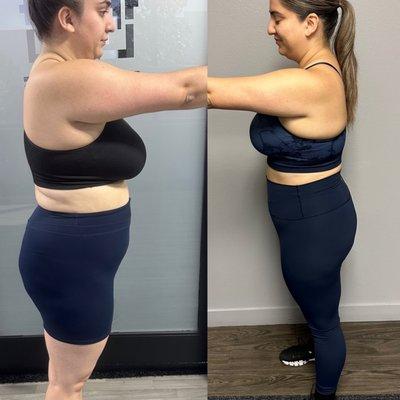 Trainer: Danielle  Instagram for more transformations & work: @mari.Daniella