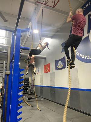 Rope climbs