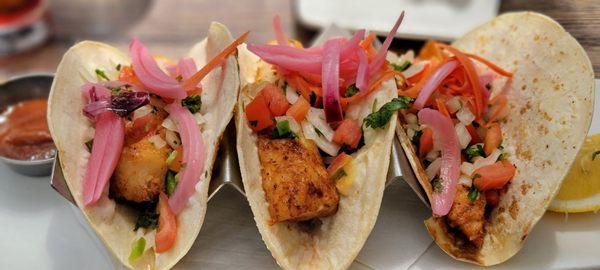 Grilled fish tacos