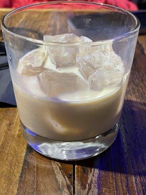 Caramel cream and vodka