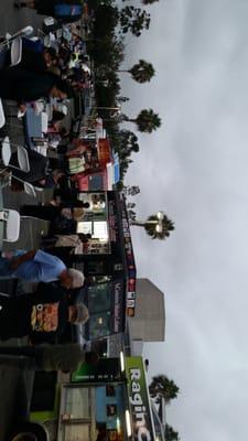 A few of the food trucks at the redondo beach performing arts center