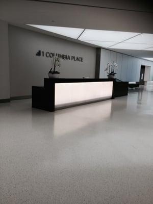 1 Columbia Place Building main floor lobby