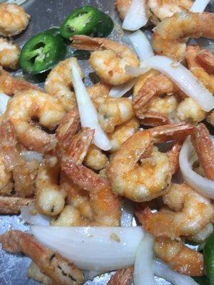 Salt and pepper shrimp