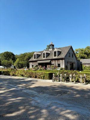 Front of the farm shop