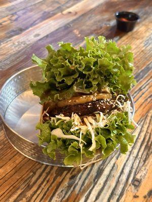 Lettuce-wrapped Teriyaki Burger