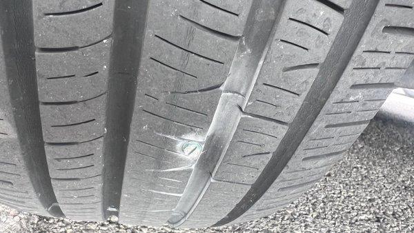 Screw in tire