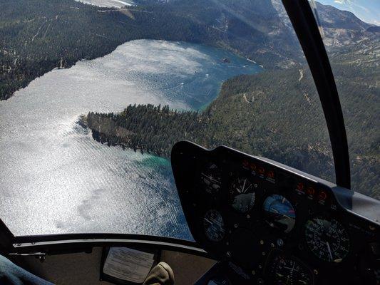 Summer afternoon over Emerald Bay