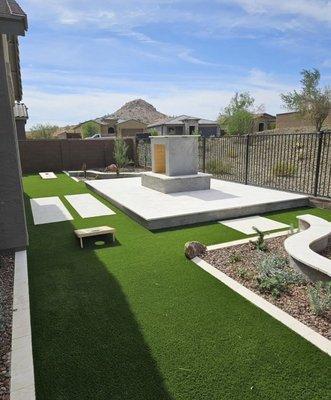 Custom backyard design