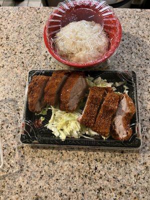 Pork Katsu with Rice