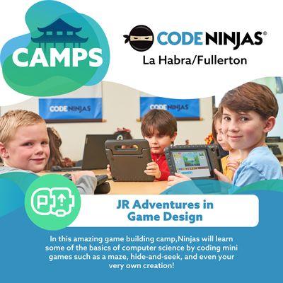 Exciting fun learning opportunities at Code Ninjas Camps